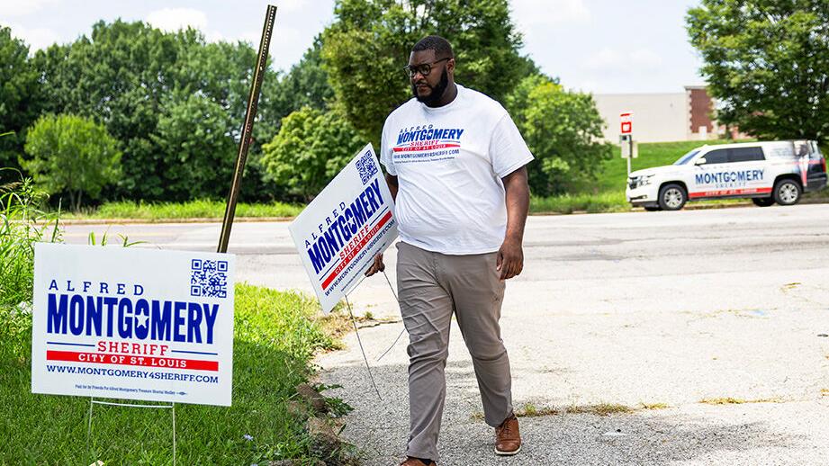 Alfred Montgomery speaks about his future with St. Louis Sheriff's Office